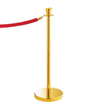 crowd control barrier post hanging rope bp004