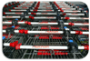 Auchan shopping trolleys