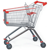 european popular supermarket shopping trolleys