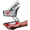 mini shopping trolley model as promotion gift
