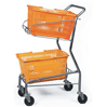 trolleys for plastic shopping baskets BT-03