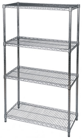 Standard chrome wire shelvings