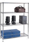 Wire shelvngs for storage and display