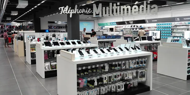 Shop fitting for electronics digital product store